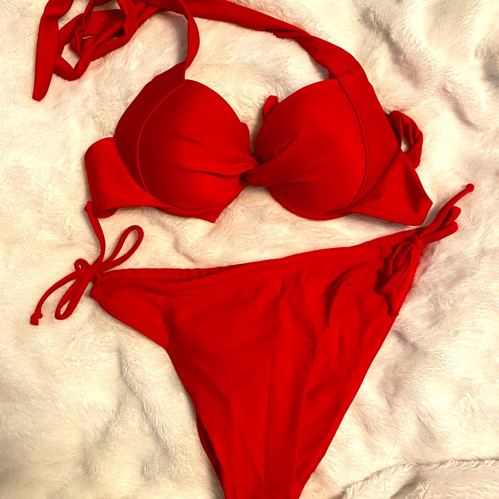 Red bikini